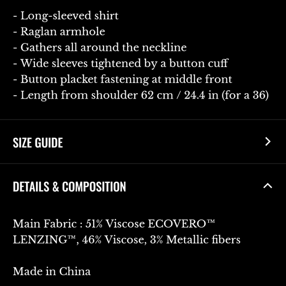 Sezane Lealys Lucky Print Shirt - Picture 6 of 6